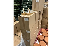 Partij paper tape brown solvent 19mm x 50m (1250x) - afbeelding 2 van  4