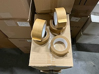 Partij paper tape brown solvent 48mmx50m (430x) - afbeelding 4 van  5
