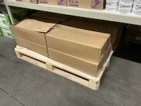 Partij papieren draagtassen fsc 32/12x41cm bruin 100 gr/m2 gedraaid papieren koord (800x) - afbeelding 4 van  5