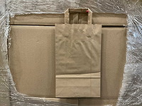 Partij papieren tassen 36x22x10cm naturel (12500x) - afbeelding 1 van  4