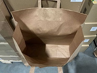 Partij papieren tassen 45x18x50cm naturel (1300x) - afbeelding 2 van  5