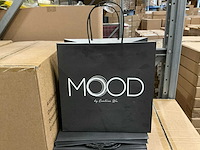 Partij papieren tassen bedrukt 300+160x300mm (1400x) - afbeelding 1 van  4