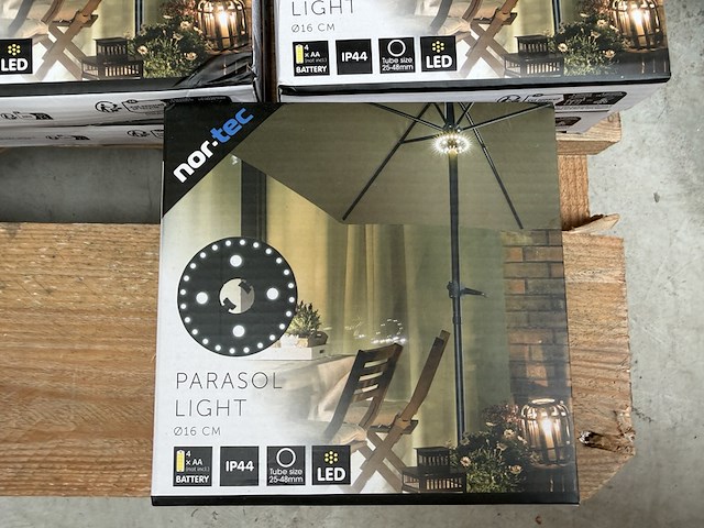 Partij parasol/tent led verlichting froyak, nor.tec - afbeelding 4 van  4