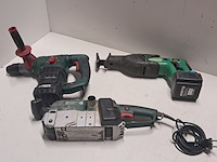 Partij partij elektrische en accu gereedschap, o.a. de walt, hilti, metabo, meerdere - afbeelding 8 van  127