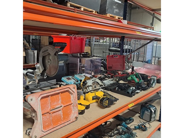 Partij partij elektrische en accu gereedschap, o.a. de walt, hilti, metabo, meerdere - afbeelding 1 van  127