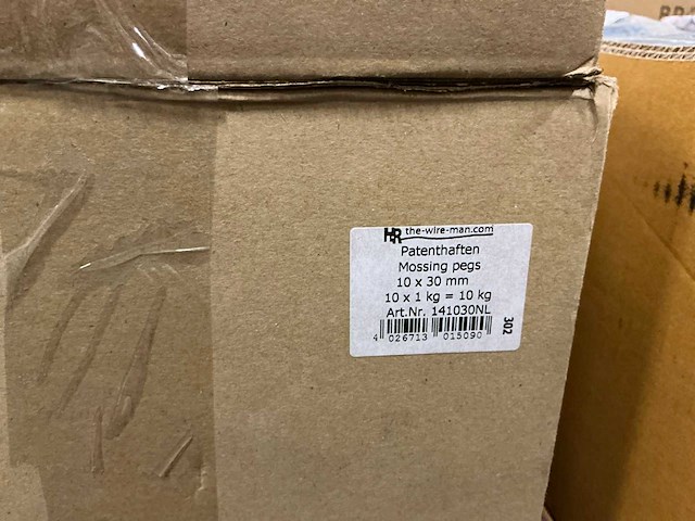 Partij patenthaften mossing pegs 10x30mm (56x) - afbeelding 4 van  4