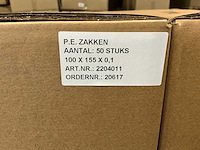 Partij p.e zakken 100x155x0,1 (1000x) - afbeelding 3 van  3