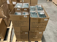 Partij peacocks on clip blauw 20cm (238x) - afbeelding 3 van  5