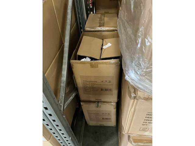 Partij pendant ring metal d40cm black iron (384x) - afbeelding 3 van  4