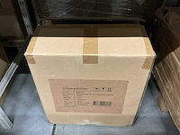 Partij pendant ring metal d40cm black iron (96x) - afbeelding 3 van  4