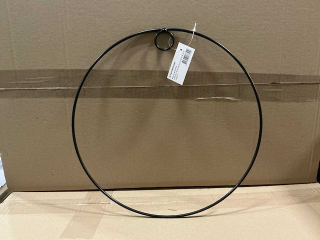 Partij pendant rings metal d30cm black (1296x) - afbeelding 1 van  3