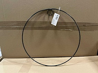 Partij pendant rings metal d30cm black (1296x) - afbeelding 1 van  3