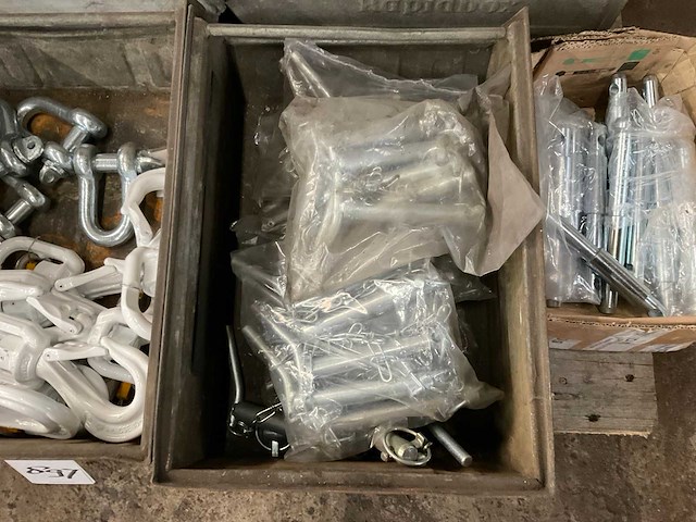 Partij pennen, haken, splitpennen, d-sluiting - afbeelding 6 van  8