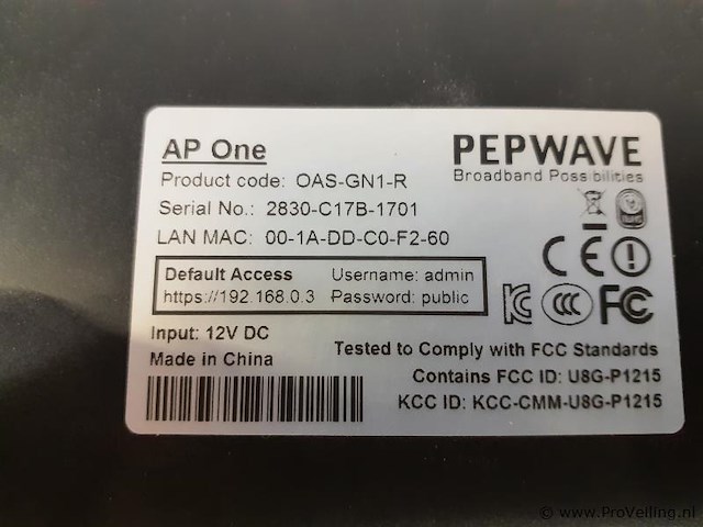 Partij pepwave netwerkrouters - 24 stuks - afbeelding 2 van  4