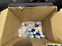 Partij perskoppelingen, geberit, flowfit, zwart - afbeelding 3 van  25