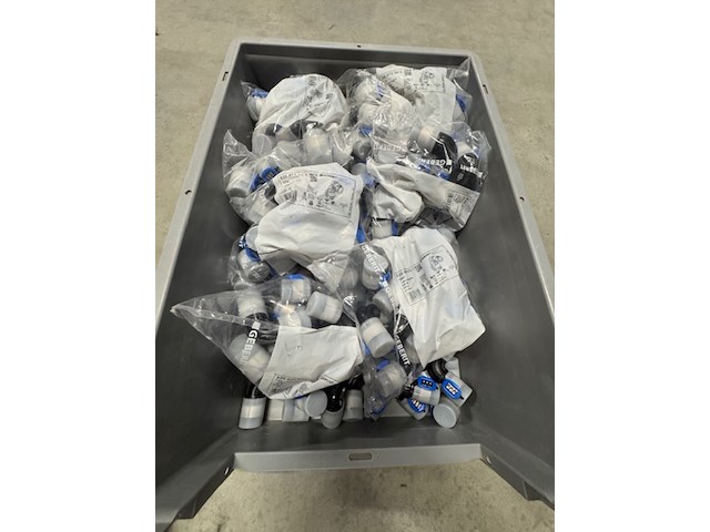 Partij perskoppelingen, geberit, flowfit, zwart - afbeelding 15 van  25