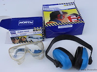 Partij persoonlijke beschermingsmiddelen o.a. honeywell flexy veiligheidsbril 6004, gehoorbeschermer & handschoenen - afbeelding 5 van  6