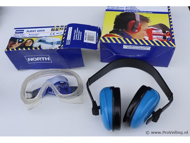 Partij persoonlijke beschermingsmiddelen o.a. honeywell gezichtsscherm, gehoorbeschermer & handschoenen - afbeelding 9 van  11