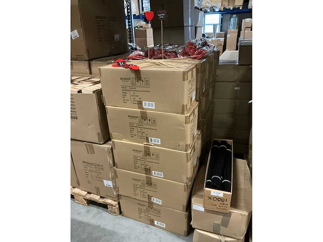 Partij pick bonne fete maman wood 5,5x7cm+50cm stick red (5000x) - afbeelding 2 van  4