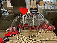 Partij pick bonne fete maman wood 5,5x7cm+50cm stick red (5000x) - afbeelding 3 van  4