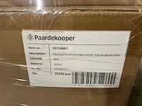 Partij pick butterfly flying wood 7x8cm+50cm stick red (10500x) - afbeelding 2 van  2