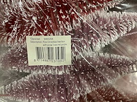 Partij pick christmas trees 9cm with snow (552x) - afbeelding 5 van  5