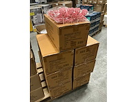 Partij pick heartroque 6cm+12cm stick pink (2020x) - afbeelding 3 van  3