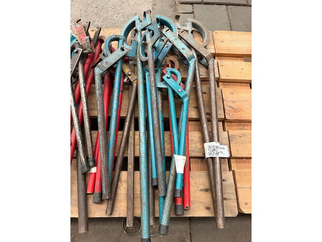 Partij pijpbuigtangen/handpijpbuigers diverse maten ca. 25x - afbeelding 5 van  6