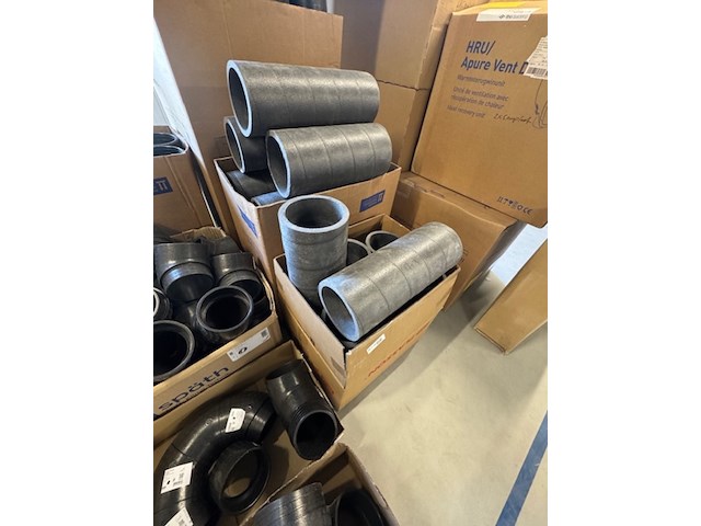 Partij pijpen bochten en koppelstukken, comfopipe - afbeelding 5 van  6