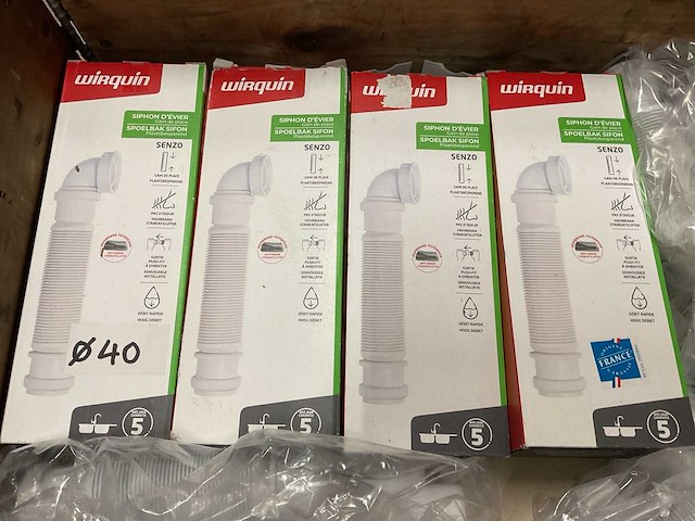 Partij plaatsbesparende sifons - afbeelding 4 van  5