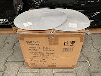 Partij placemat round 38cm, silver (144x) - afbeelding 2 van  4