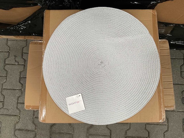 Partij placemat round 38cm, silver (144x) - afbeelding 2 van  4