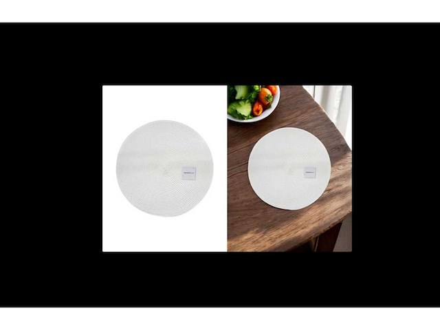 Partij placemat round 38cm, white (144x) - afbeelding 5 van  5