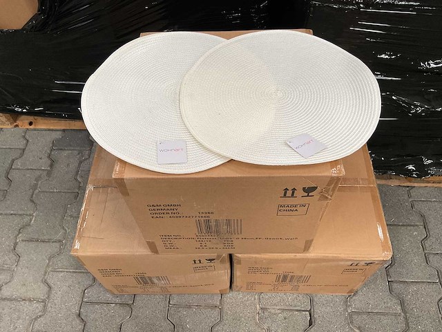 Partij placemat round 38cm, white (432x) - afbeelding 2 van  4