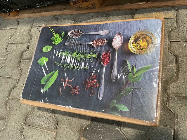 Partij placemat square - kruiden - 43,5 x 28,5 cm (288x) - afbeelding 1 van  3