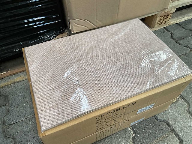 Partij placemat square 45x30cm, pink shade (192x) - afbeelding 1 van  4