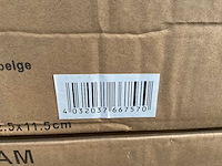 Partij placemat square 45x30cm, pink shade (192x) - afbeelding 4 van  4