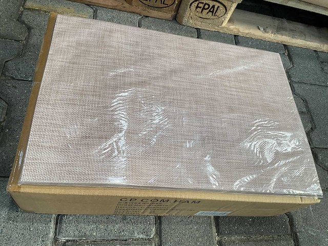 Partij placemat square 45x30cm, pink shade (96x) - afbeelding 1 van  4