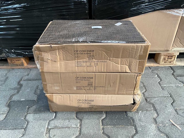 Partij placemat square wood black, 45x30cm (288x) - afbeelding 2 van  3