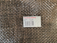 Partij placemat square wood black, 45x30cm (288x) - afbeelding 3 van  3