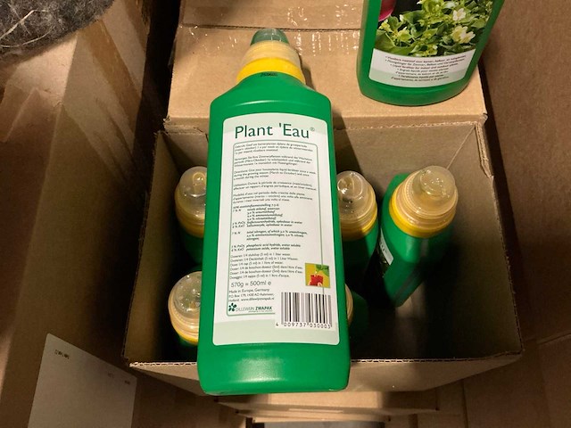Partij plant ‘eau vloeibare meststof 500ml (192x) - afbeelding 3 van  5