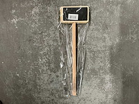 Partij plant labels 14x8cm +45cm stick (80x) - afbeelding 1 van  3