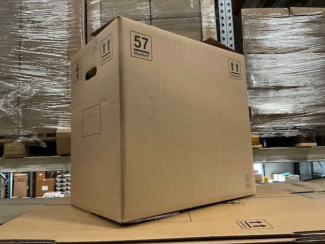 Partij plantendozen euro 57 dd 60x40x57cm (165x) - afbeelding 1 van  4