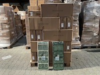 Partij plantenrekken staand - zwart/wit - 6 ringen (102x) - afbeelding 1 van  1