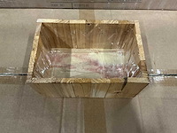 Partij planter broome wood 20x13xh10cm (648x) - afbeelding 3 van  5