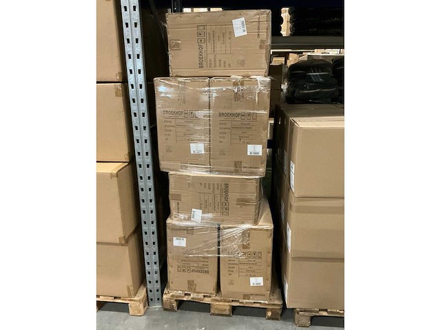 Partij planter broome wood 30x13xh10cm (240x) - afbeelding 2 van  5