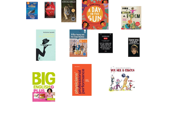 Partij plantmanden en boeken, mica decorations - afbeelding 5 van  7