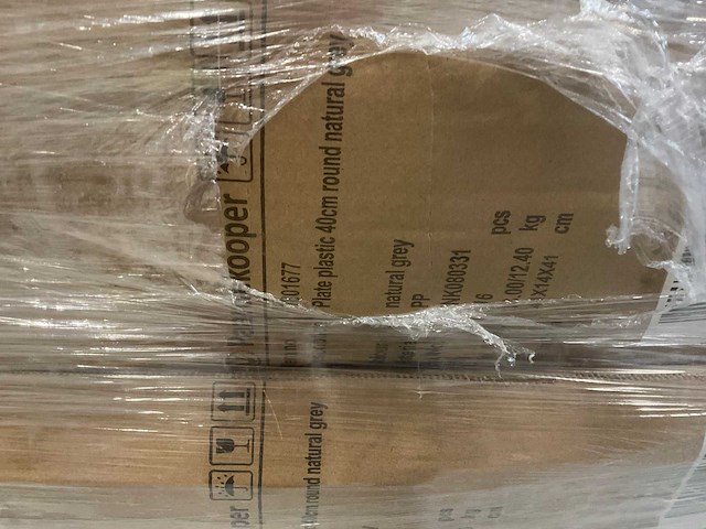 Partij plastic borden en tray’s - afbeelding 6 van  8