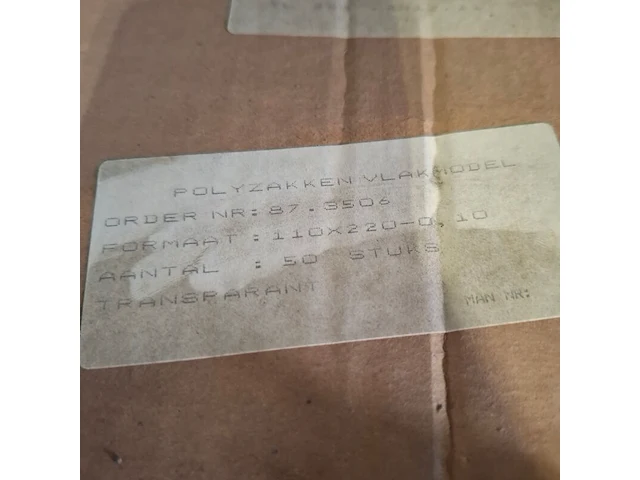 Partij plastic zakken - afbeelding 4 van  6