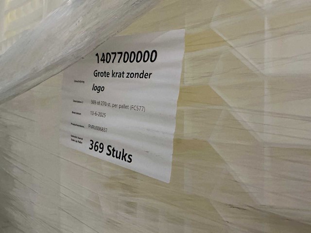 Partij plastice bloemenemmers 40x33x38cm (369x) - afbeelding 4 van  4